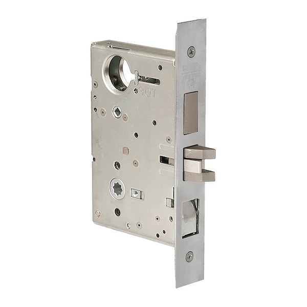 Entrance or Apartment Mortise Lockbody Only, Satin Chrome